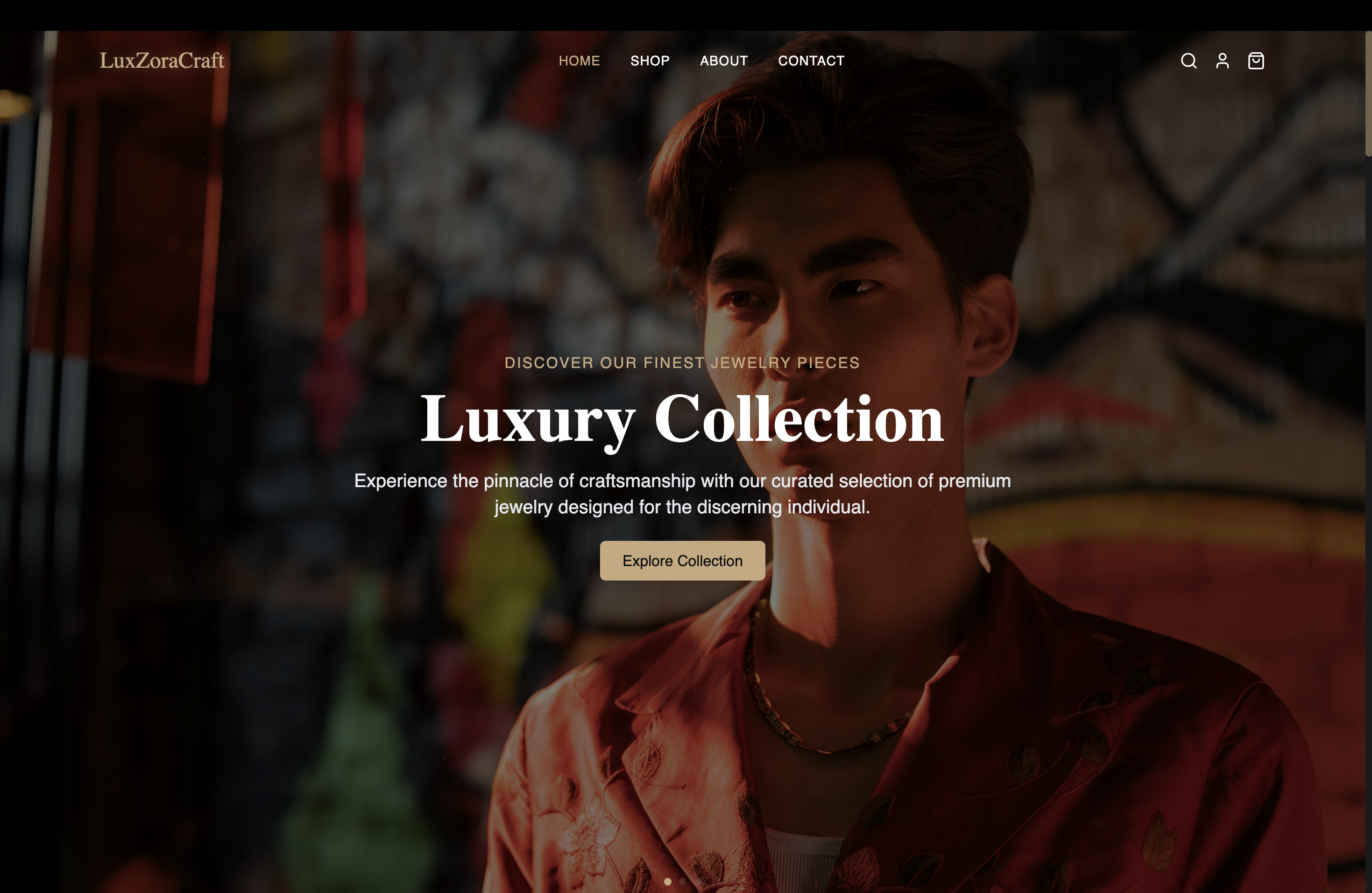 LuxzoraCraft - Portfolio project thumbnail